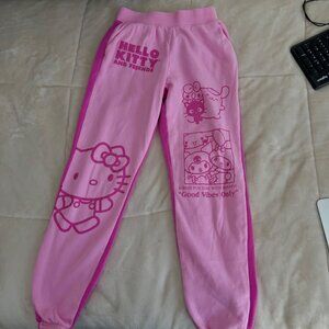 Hello Kitty & Friends Pink Lounge Pants Womens Joggers xs